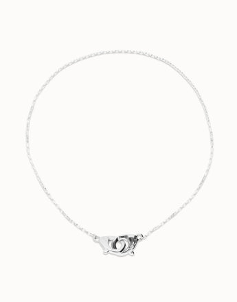 UNOde50 Necklace with interlaced carabiner detail