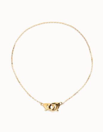 UNOde50 Necklace with Interlaced Carabiner detail