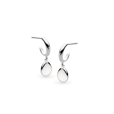 Kit Heath Coast Pebble Hoop Earrings