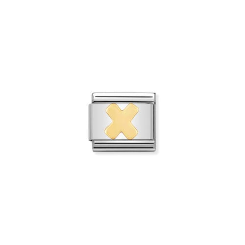 Nomination Gold Alphabet Composable Link