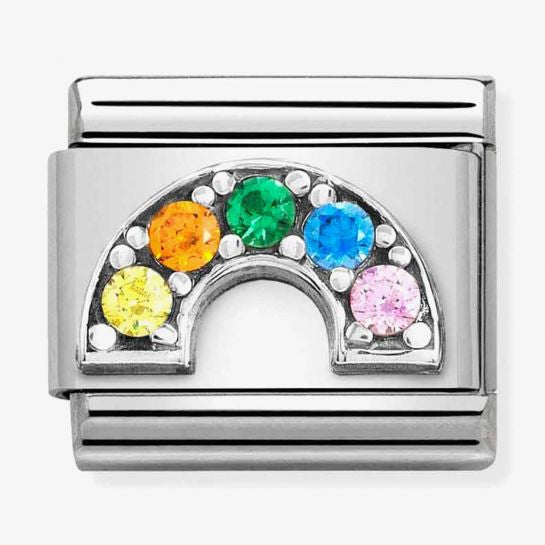 Nomination Rainbow CZ Composable Link
