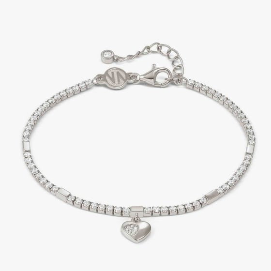 Nomination Sparkle Heart Tennis Bracelet