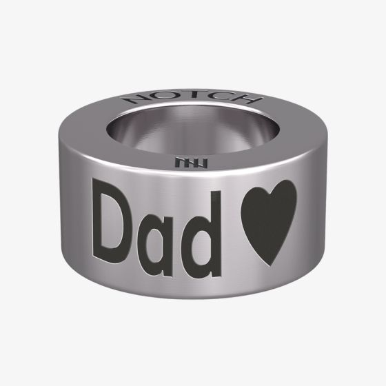 Steel Dad Heart NOTCH