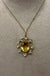 Vintage 9ct Citrine and Pearl Pendant