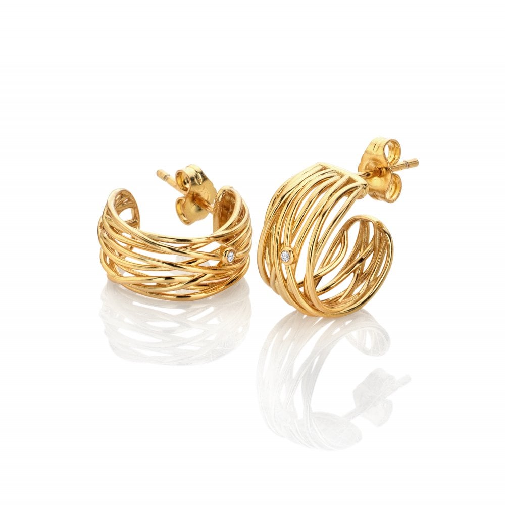 Hot Diamonds X GE String Earrings