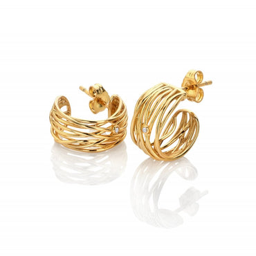 Hot Diamonds X GE String Earrings