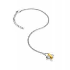 Hot Diamonds Couple Two Tone Necklace