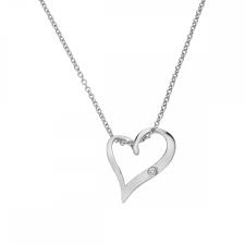 Hot Diamonds Pointed Twist Heart Pendant