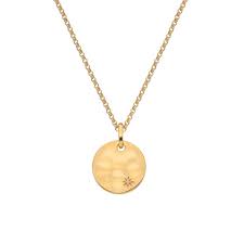 Hot Diamonds Golden Edit 18ct Yellow Gold Plated Lunar Pendant