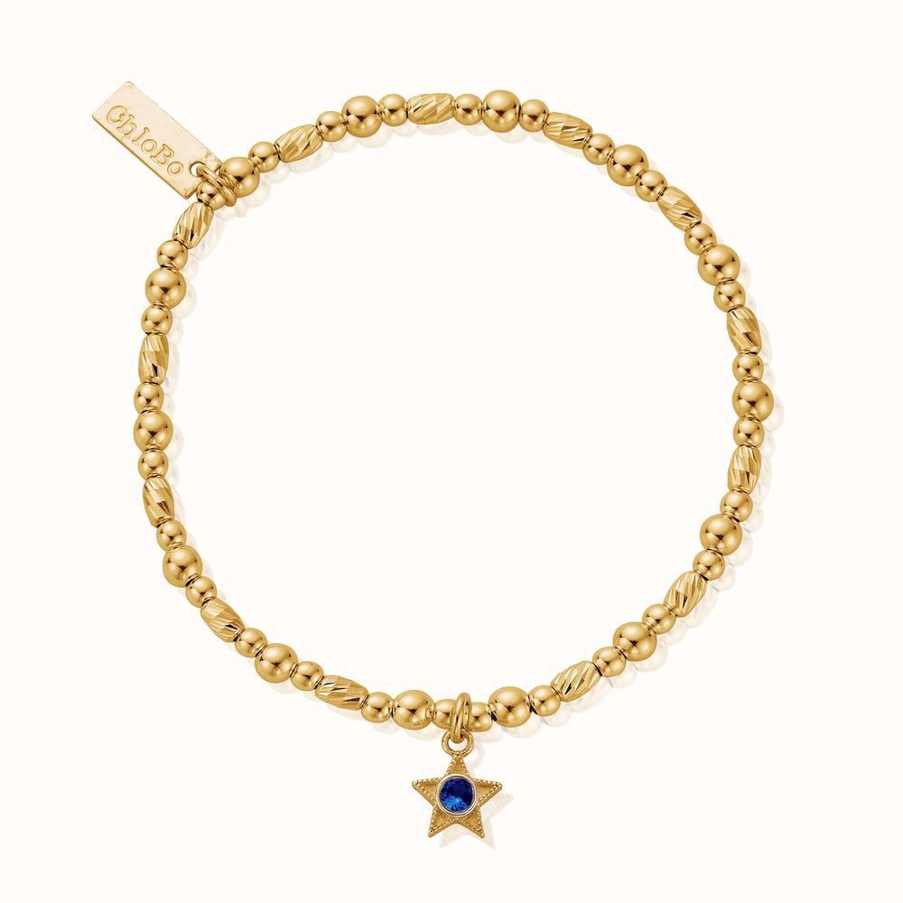 Chlobo Gold Plated Birthstone Bracelets