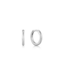 Ania Haie Silver Mini Huggie Hoops