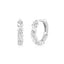 Ania Haie Sparkle Cross Huggie Hoops