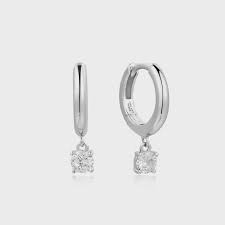 Ania Haie Drop Cubic Zirconia Hoops