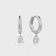 Ania Haie Drop Cubic Zirconia Hoops