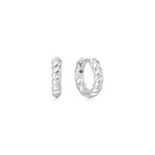 Ania Haie Textured Small Huggie Hoops