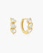 Ania Haie Triple Teardrop Hoop Earrings
