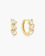 Ania Haie Triple Teardrop Hoop Earrings
