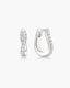 Ania Haie Pave Wave Hoop Earrings
