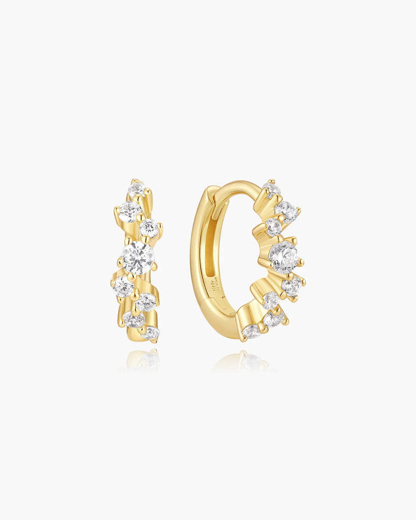 Ania Haie Zig-Zag Hoop Earrings