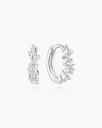 Ania Haie Zig-Zag Hoop Earrings