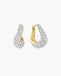Ania Haie Pave Wave Earrings