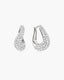 Ania Haie Pave Wave Earrings