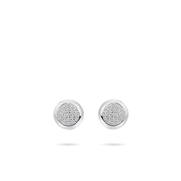 Gisser Bold Pave Stud Earrings