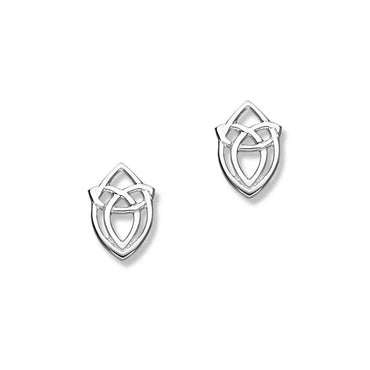Ortak Silver Celtic Knot Stud Earrings