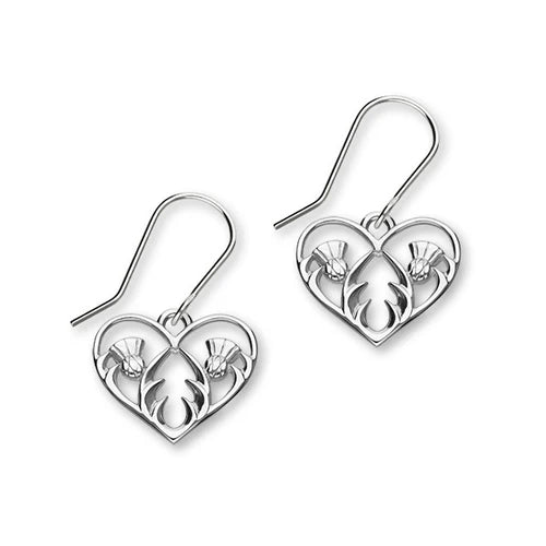 Ortak Thistle Heart Earrings