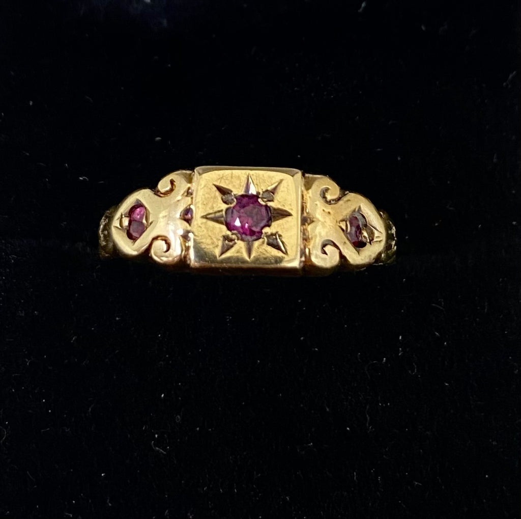 Vintage 9ct Ruby Ring