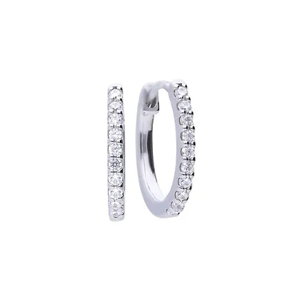 Diamonfire Eternity Creole Hoops