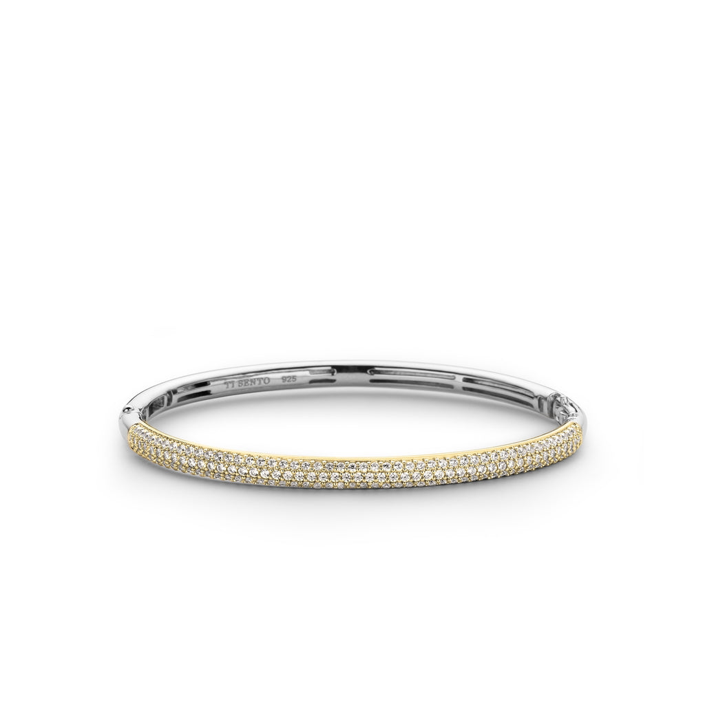 Ti-Sento Gold Plate Bangle