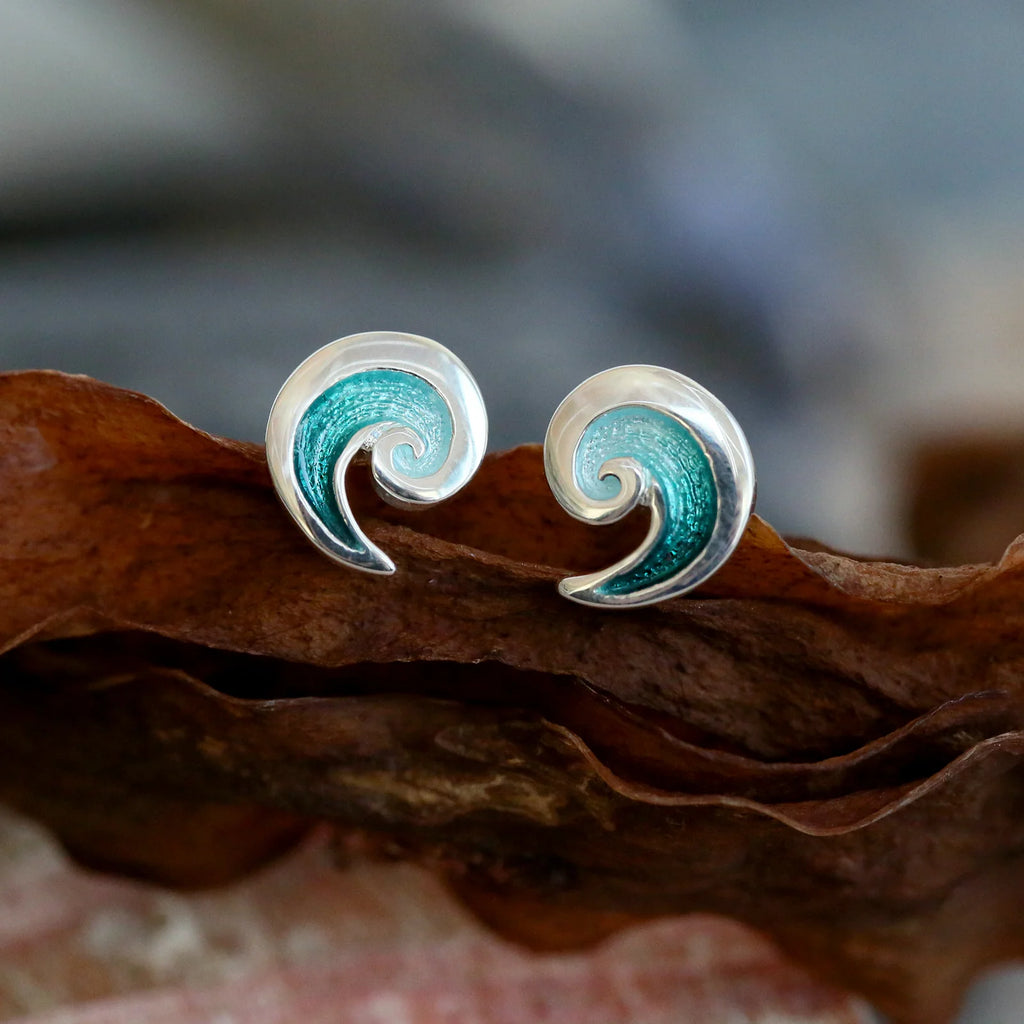 Sheila Fleet North Sea Small Stud Earrings