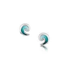 Sheila Fleet North Sea Small Stud Earrings