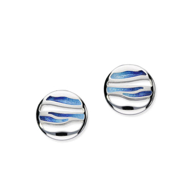 Ortak Orbit Silver Earrings