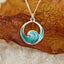 Sheila Fleet Pentland Pendant in Sea Green