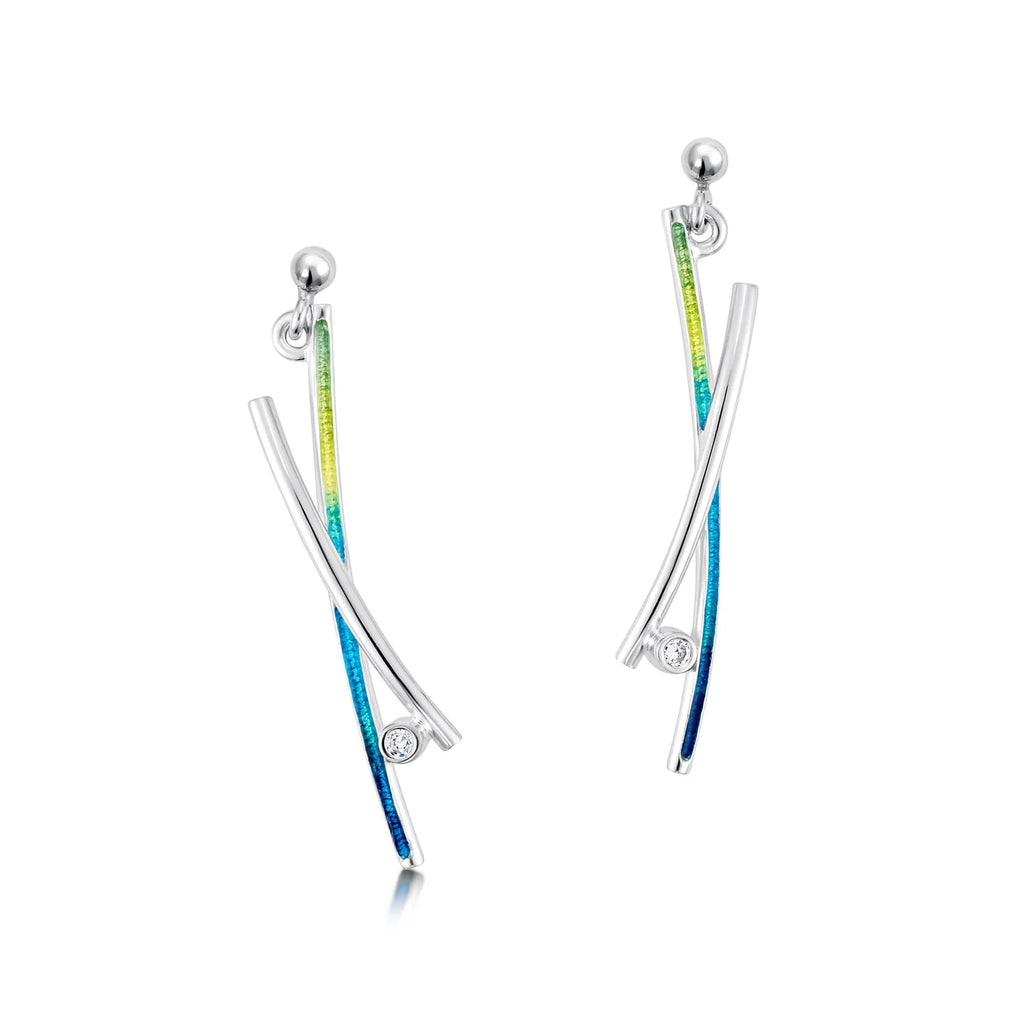 Sheila Fleet Wild Grasses Drop Earrings