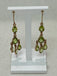 Vintage 9ct Peridot Pendant & Earrings Set
