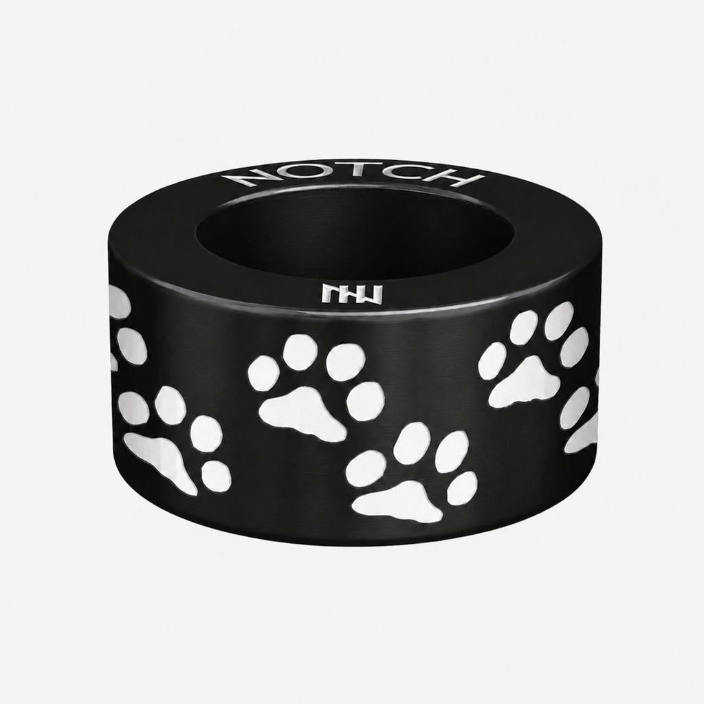 Black Paw Prints NOTCH