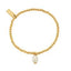 Chlobo Gold Plated Drop Pearl Bracelet