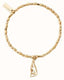 Chlobo Soul Glow Interlocking Heart & Angel Wing Bracelet