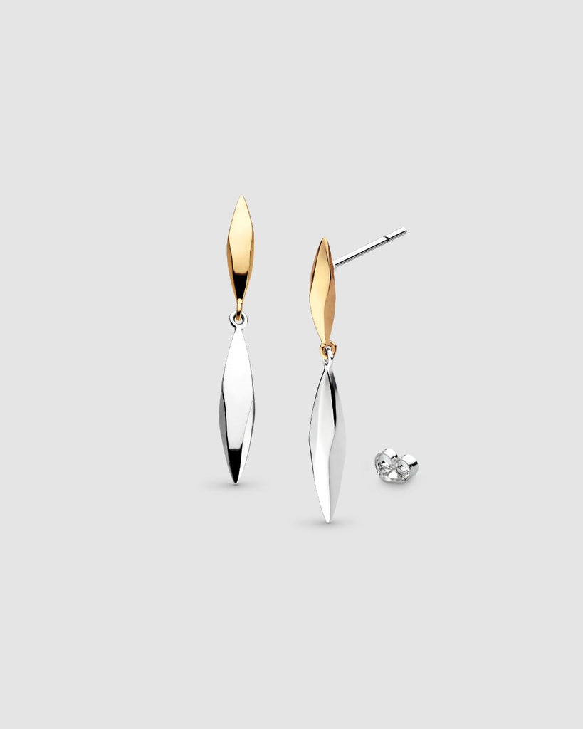 Kit Heath Glint Golden Drop Earrings