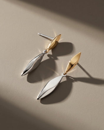 Kit Heath Glint Golden Drop Earrings