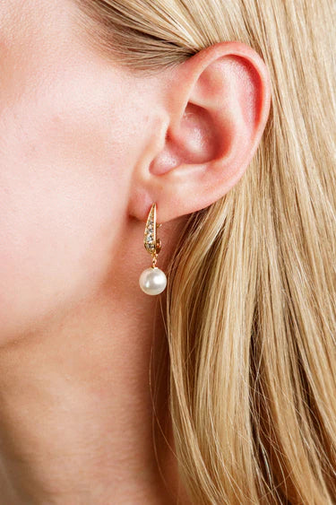 Georgini Serene Shine Pearl Earrings