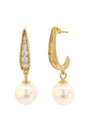 Georgini Serene Shine Pearl Earrings