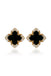 Georgini Midnight Velvet Gold Plated Earrngs