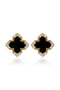 Georgini Midnight Velvet Gold Plated Earrngs