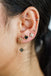 Georgini Midnight Velvet Gold Plated Earrngs