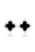 Georgini Midnight Velvet Silver Earrings