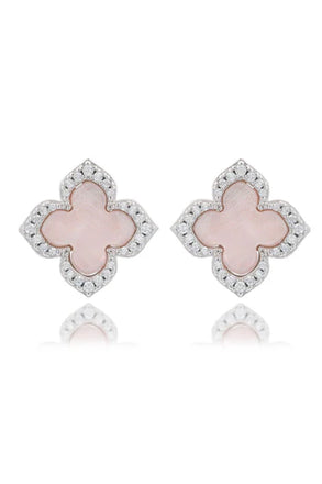 Georgini Sydney Soiree Silver Mother of Pearl Earrings